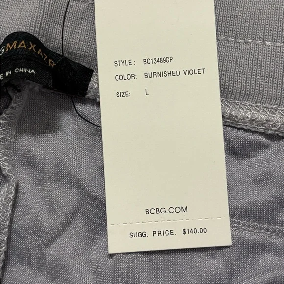 BCBGMaxAzria Silver Fabric with Black Label Size L - Picture 6 of 16